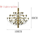 DecorBites™ LED Candle Chandelier: Elegant Italian Design Pendant Light for Home Decor
