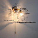 DecorBites™ Clear Glass LED Wall Sconce Modern Rotate Stair Light
