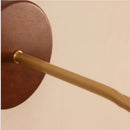 DecorBites™ Adjustable LED Wall Light Fixture with Ceramic Wood Base for Home Decor