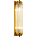 DecorBites™ Crystal Wall Sconce: Modern Living Room Bedside Light Fixture Glass Gold Luminaire