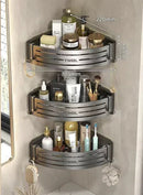 DecorBites™ Corner Shelf Organizer - Bathroom & Kitchen Storage Solution