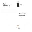 DecorBites™ LED Ball Pendant Light: Minimalist Bedroom Chandelier & Table Lamp