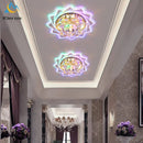 DecorBites™ Lotus Crystal LED Ceiling Lamp, Nordic Brights, Modern Style