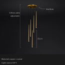 DecorBites™ Crystal Water Drop Ceiling Chandelier for Classic Living Room Decor