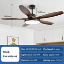 DecorBites™ LED Ceiling Fan with Remote Control for Living Bedroom, 48-60 Inch