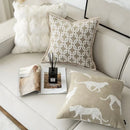 DecorBites™ Geometric Jacquard Cushion Cover Modern Luxury Decorative Pillows