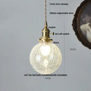 DecorBites™ Clear Glass LED Pendant Light Fixture for Modern Home Decor
