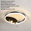 DecorBites™ Gold LED Ceiling Lights Remote Control Dimmable Living Room Kitchen Lighting