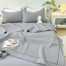 DecorBites™ Korean Style Bubble Yarn Quilted Summer Comforter Set