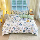 DecorBites™ Cotton Single Duvet Cover - Skin Friendly Quilt Cover for Single King Bed