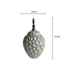 DecorBites™ Geometric Diamond Check Ceramic Vase: Home Decor Floral Arrangement & Accessories