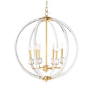 DecorBites™ Country Industrial Ball Chandelier for Home Decor, Bedroom, Living & Dining Room