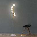 DecorBites™ Glass Floor Lamp: Postmodern Nordic Design for Home Decoration