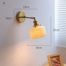 DecorBites™ Copper Arm LED Wall Sconce for Bedroom Bathroom Mirror Stair Light