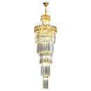 DecorBites™ Light Luxury Crystal Chandelier for Elegant Villa Living Room & Hotel Lobby