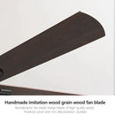 DecorBites™ 56" Industrial Style Black Ceiling Fan with Remote Control for Indoor Rooms