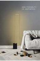 DecorBites™ Geometric LED Floor Lamp Modern Dimmable Living Room Bedroom Decoration Light