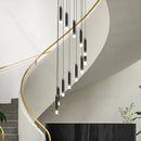 DecorBites™ LED Chandelier: Modern Nordic Acrylic Luxury Lighting for Home Decor