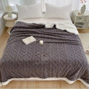 DecorBites™ Coral Fleece Blanket: MultiFunctional Soft Skin-Friendly Warm Shawl