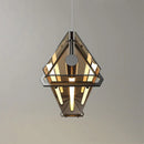 DecorBites™ Amber LED Pendant Lamp Tempered Glass Dining Table Minimalist Modern Design