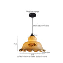 DecorBites™ Cream Glass Copper LED Pendant Lamp for Kitchen Bedroom Living Room
