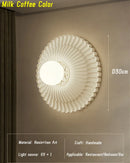 DecorBites™ French Cream Wind Wall Lamp, Carved Designer Pastoral Style Sconce for Bedroom and Living Room