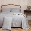 DecorBites™ Egyptian Cotton Quilt Set, Reversible Bedspread, Luxe Coverlet, 3Pcs
