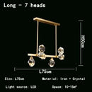 DecorBites™ Crystal Chandelier LED Pendant Lights High-end Nordic Modern Style Indoor Lighting