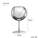 DecorBites™ Glass Gold Table Lamp: Luxury Designer Desk Light for Elegant Living Spaces