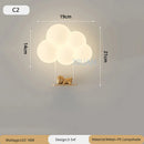 DecorBites™ Cloud Cartoon Wall Lamp for Nursery Room, Kids Bedroom, Cute Animal Sconce