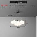 DecorBites™ Glass Ball LED Pendant Lights for Teen Room Decor