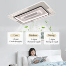 DecorBites™ LED Bladeless Ceiling Fan Dimmable Remote Modern Indoor Lightingusc