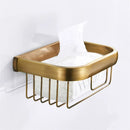 DecorBites™ Antique Bronze Bathroom Accessory Set: Shelf, Towel Rack, Holder, Brush, Hanger, Hook