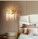 DecorBites™ Crystal LED Wall Light Sconces for Living Room Bedroom, Modern Interior Wall Lamp
