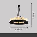 DecorBites™ Glass LED Chandelier - Stylish Lighting for Home Decor & Dining Room