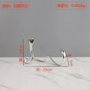 DecorBites™ Geometric Gold Candlestick Holder Centerpiece
