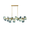 "DecorBites™ Glass Chandelier for Modern Dining Room Decor 2024"