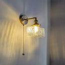 DecorBites™ Glass Copper LED Wall Lamp Modern Corridor Bedside Light