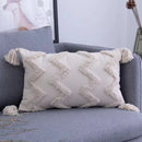 DecorBites™ Geometric Tufted Tassel Cushion Cover 30x50cm/45x45cm
