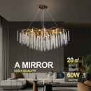 DecorBites™ Crystal Ceiling Chandelier for Bedroom and Living Room