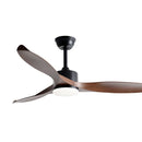 DecorBites™ 52" Pure Copper DC Ceiling Fan with Remote Control, ABS Blades, 35W LED Light