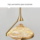 DecorBites™ Gold LED Pendant Lamp: Modern Luxury Style for Bedroom, Living Room, Dining Room