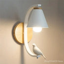 DecorBites™ Birdie Wall Lamp: Modern Nordic Wood Bedroom Light