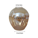 DecorBites™ Glass Shade Replacement for DNA Magic Bean Lights | 4.5cm Fitter E27 Lamp Cover