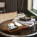 DecorBites™ Acacia Wooden Fruit Bowl Tray for Living Room Coffee Table Décor