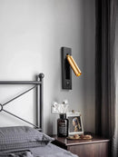 DecorBites™ LED Wall Lamp with Switch, USB Port, Rotatable - Bedroom Reading Light