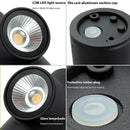 DecorBites™ LED Wall Sconce: Aluminum Creative Indoor Outdoor Lamp for Living Room Bathroom