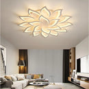DecorBites™ Lotus Chandelier: Modern LED Ceiling Light Fixture for Home, Living Room, Bedroom.