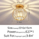 DecorBites™ Crystal Glass Nordic LED Chandelier for Modern Indoor Lighting