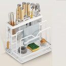 DecorBites™ Kitchen Storage Shelf: Multi-Functional Knife Holder & Sink Rack